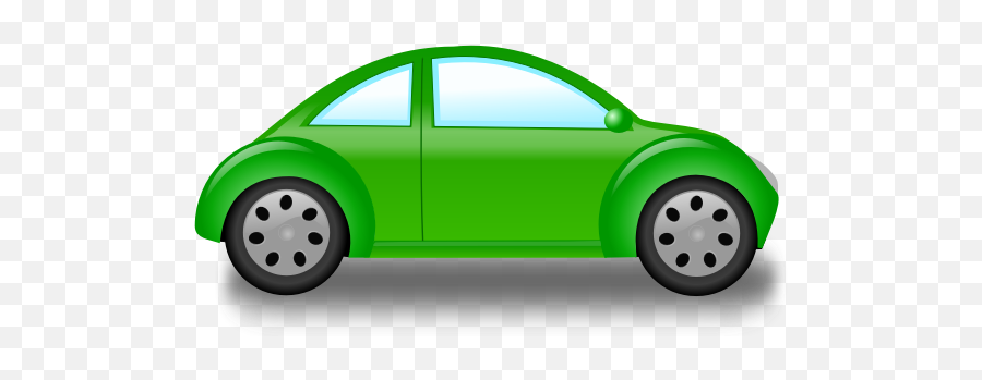 Small Green Car Vector Graphics - Transparent Background Blue Car Clip Art Emoji,High Five Emoticons