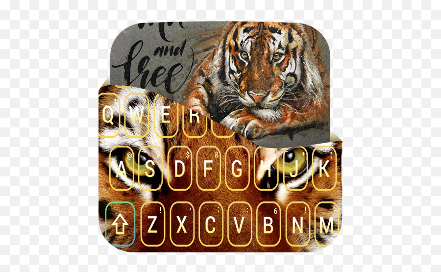 Lush Tiger Typewriter U2013 Apps On Google Play - Bengal Tiger Emoji,Tiger Emoji