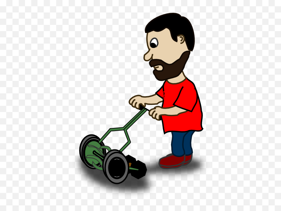 Lawn Vector Grass Cutting Picture - Lawn Mower Cartoon Png Emoji,Lawn Mower Emoji
