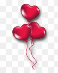Heart Balloon Png Pic - Heart Shape Balloon Png Emoji,Red Balloon Emoji
