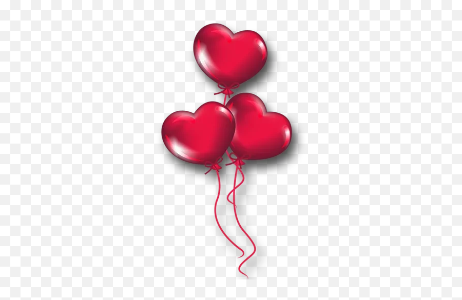 Heart Balloon Png Pic - Heart Shape Balloon Png Emoji,Red Balloon Emoji