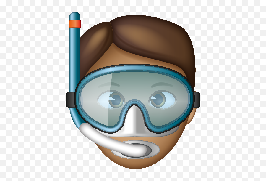 Man Wearing Goggles - Illustration Emoji,Curly Hair Emoji