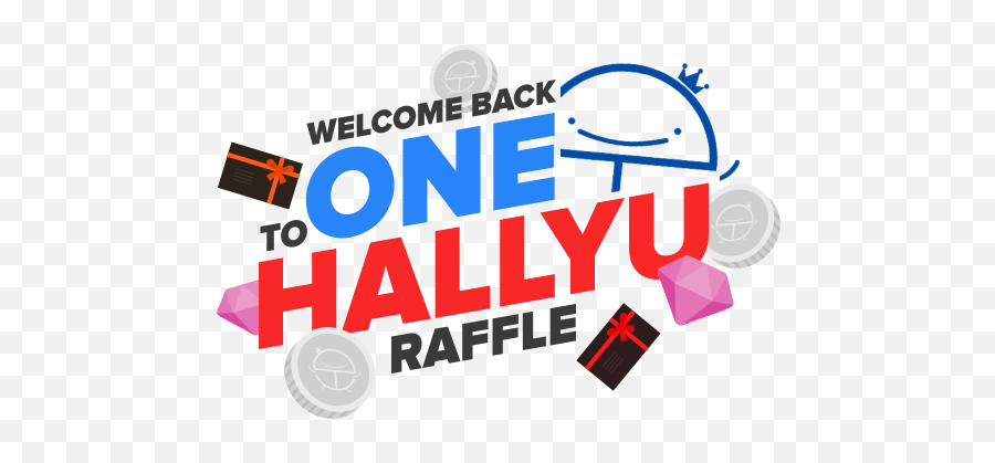 Event Finished Welcome Back To Onehallyu Raffle Come Win - Graphic Design Emoji,Welcome Back Emoji
