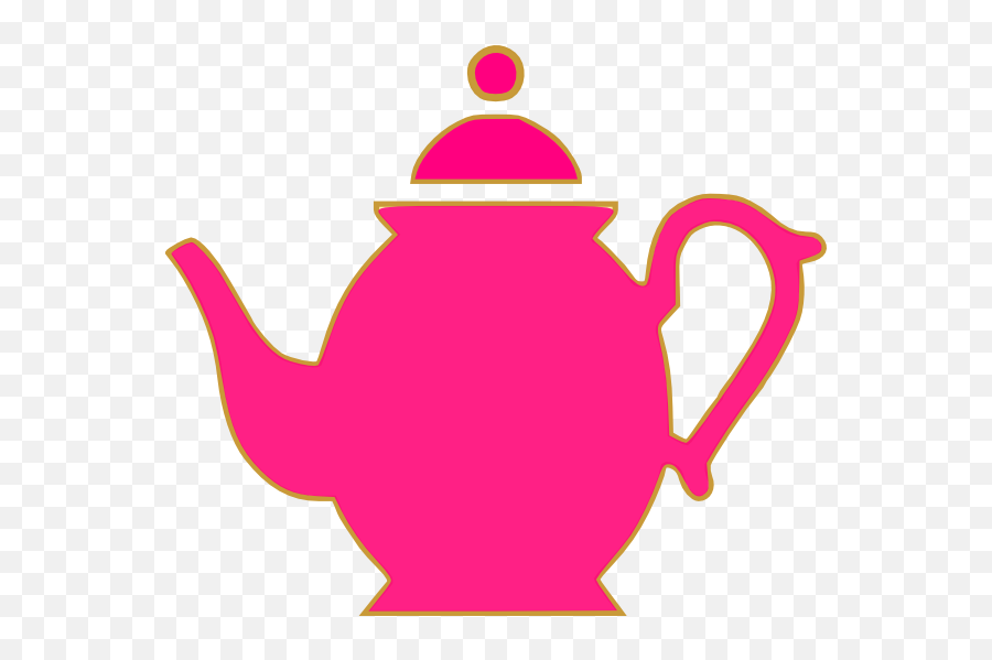 Pink And Green Teapot Clipart 2 - Clipartix Pink Teapot Clipart Free Emoji,Kettle Emoji