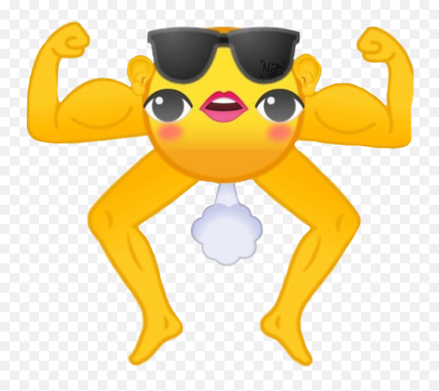 Poot Fart Emoji Haha Funny Yellow Emojiiphone Emojimeme - Cartoon,Emoji Legs