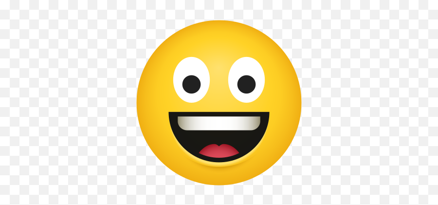 Grinning Face With Big Eyes Icon - Happy Emoji,Books Emoji