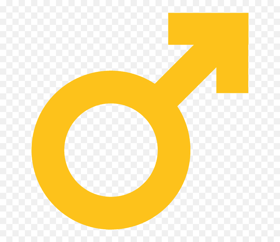 Male Sign Emoji Clipart - Dot,Female Symbol Emoji
