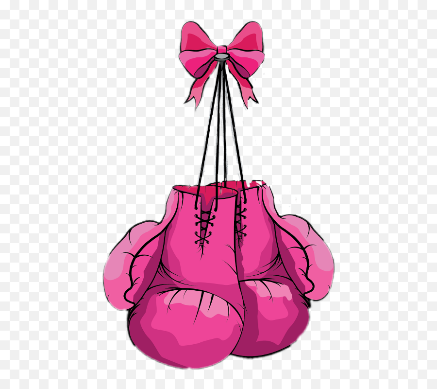 Pink Boxing Gloves Rectangular Mouse Pad Png Download - Pink Boxing Gloves Clipart Emoji,Boxing Gloves Emoji