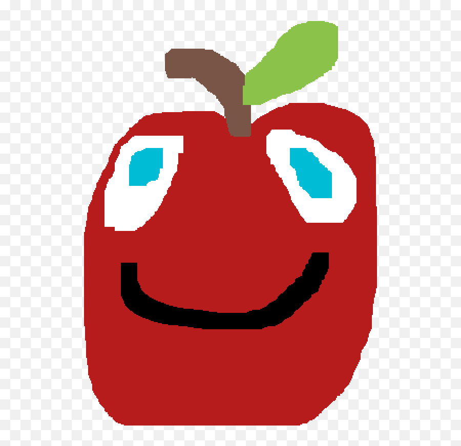 Pixilart - Apple By Foxgirl203 Happy Emoji,Fox Emoticon