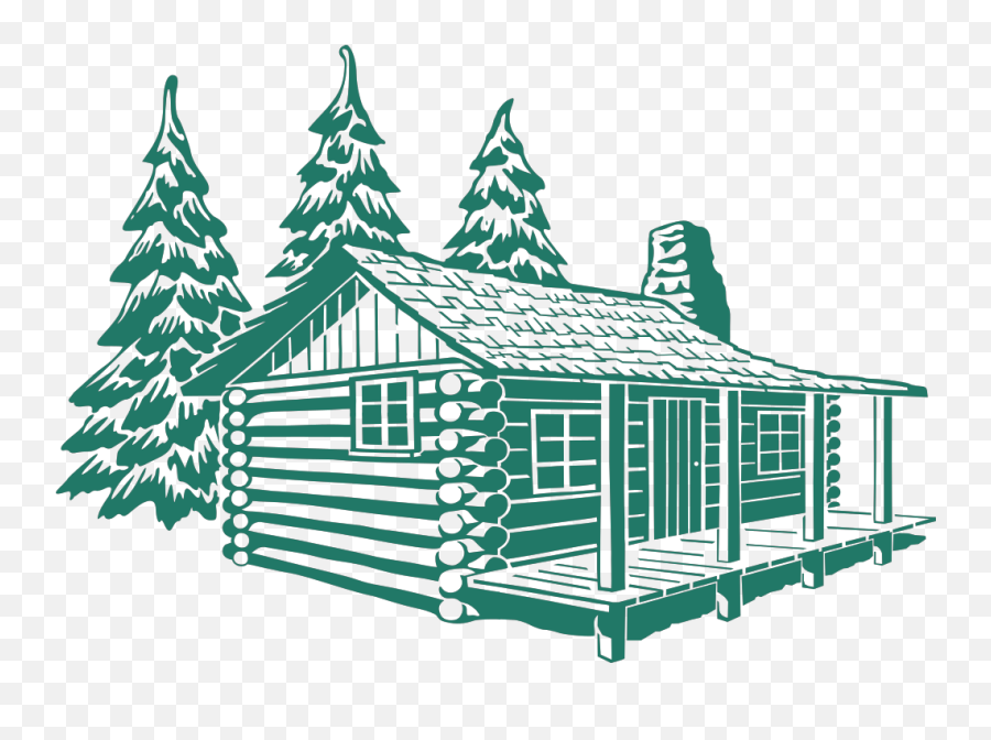 Log Cabin Png Svg Clip Art For Web - Download Clip Art Png Cabin Image Black And White Emoji,Cabin Emoji