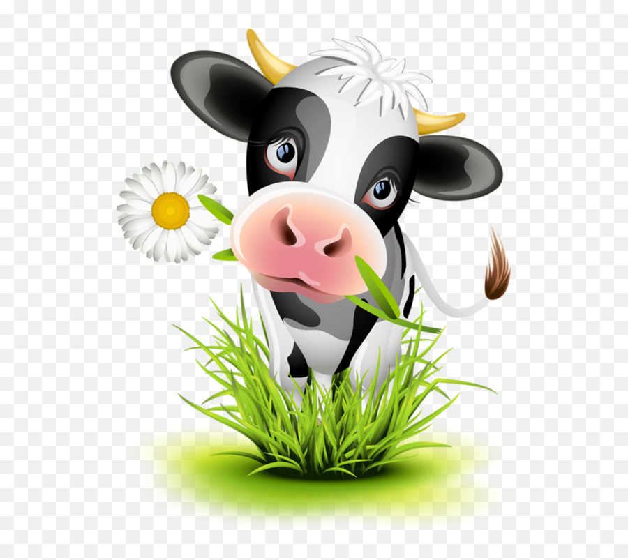Cartoon Cow - Vaca En Caricatura Imagenes Emoji,Cat Cow Horse World Emoji