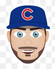 Heyward Bryant And Rizzo Due Up - Chicago Cubs Bitmoji Emoji,Bald Emoji