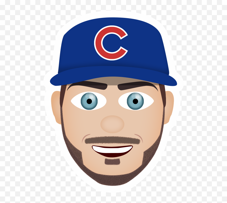 Heyward Bryant And Rizzo Due Up - Chicago Cubs Bitmoji Emoji,Bald Emoji