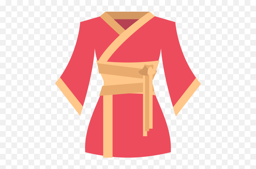 Kimono Emoji For Facebook Email Sms - Red Kimono Clipart,Red Dress Emoji