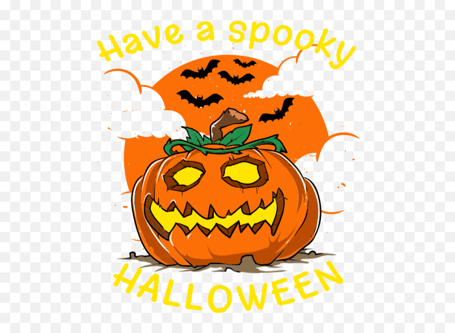 Have A Spooky Halloween Clipart - Halloween Emoji,Happy Halloween Emoticons