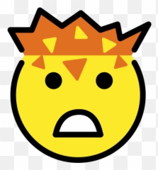 Shocked Face With Exploding Head - Smiley Emoji,Shocked Emoji
