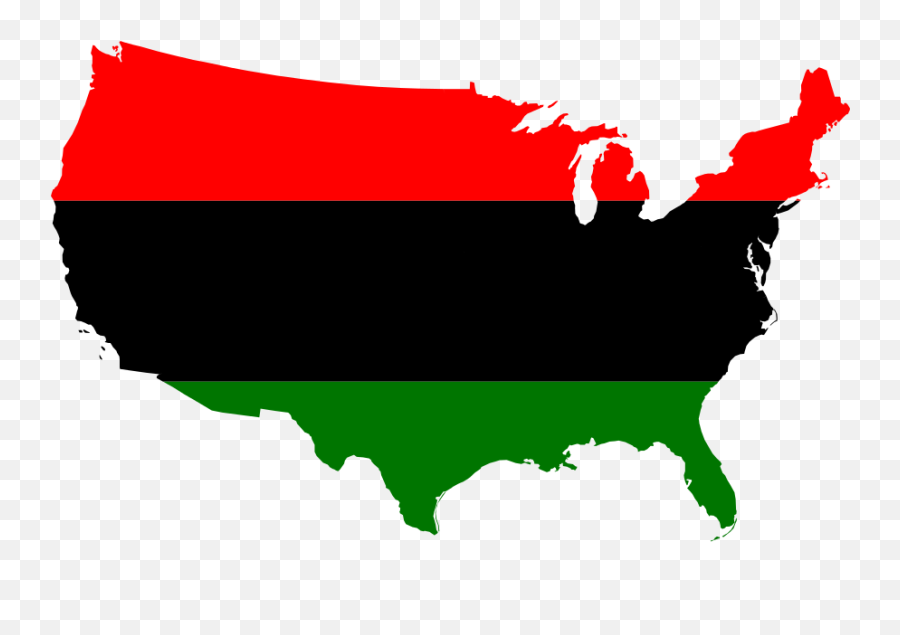 Americaafrica - Us Senate Map 2017 Emoji,African American Flag Emoji