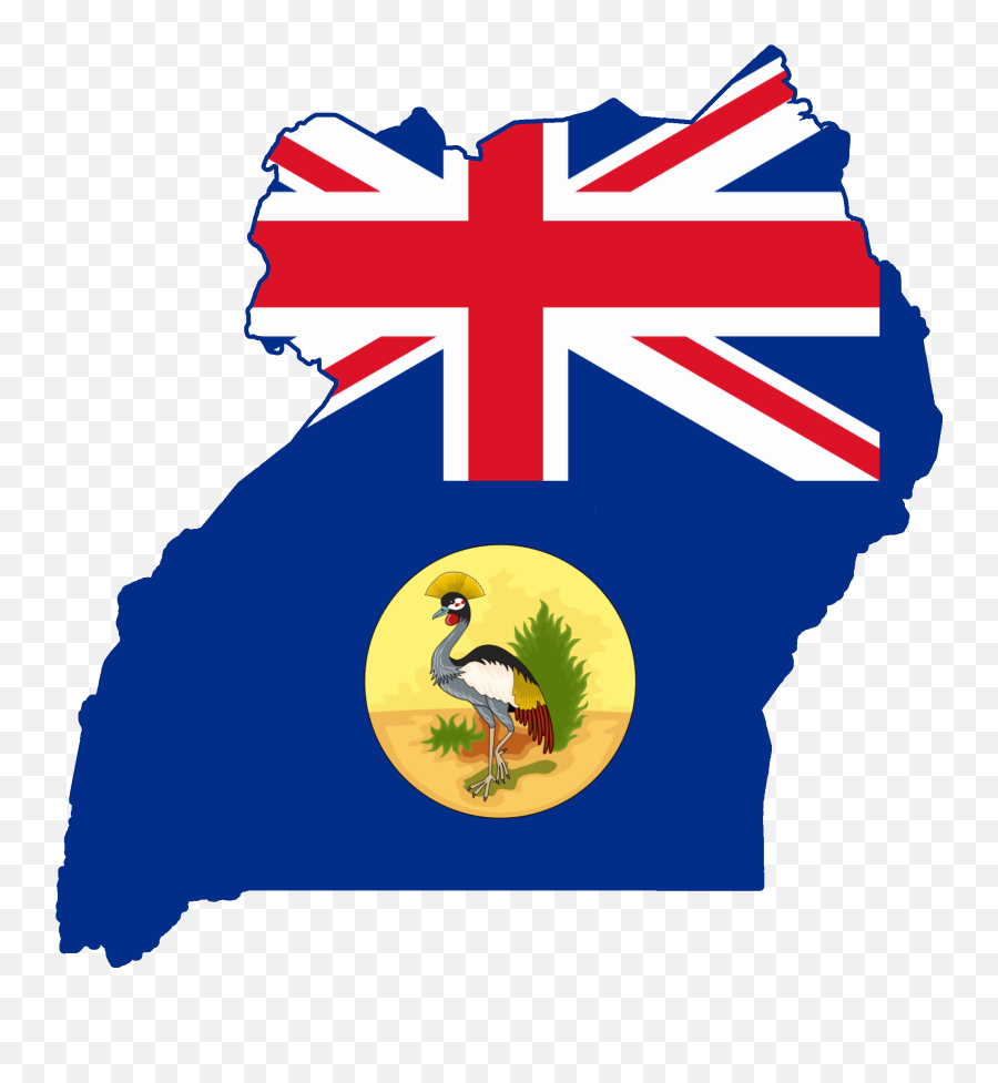Flag Map Of Uganda - Union Jack Uk Flag Emoji,Uganda Flag Emoji