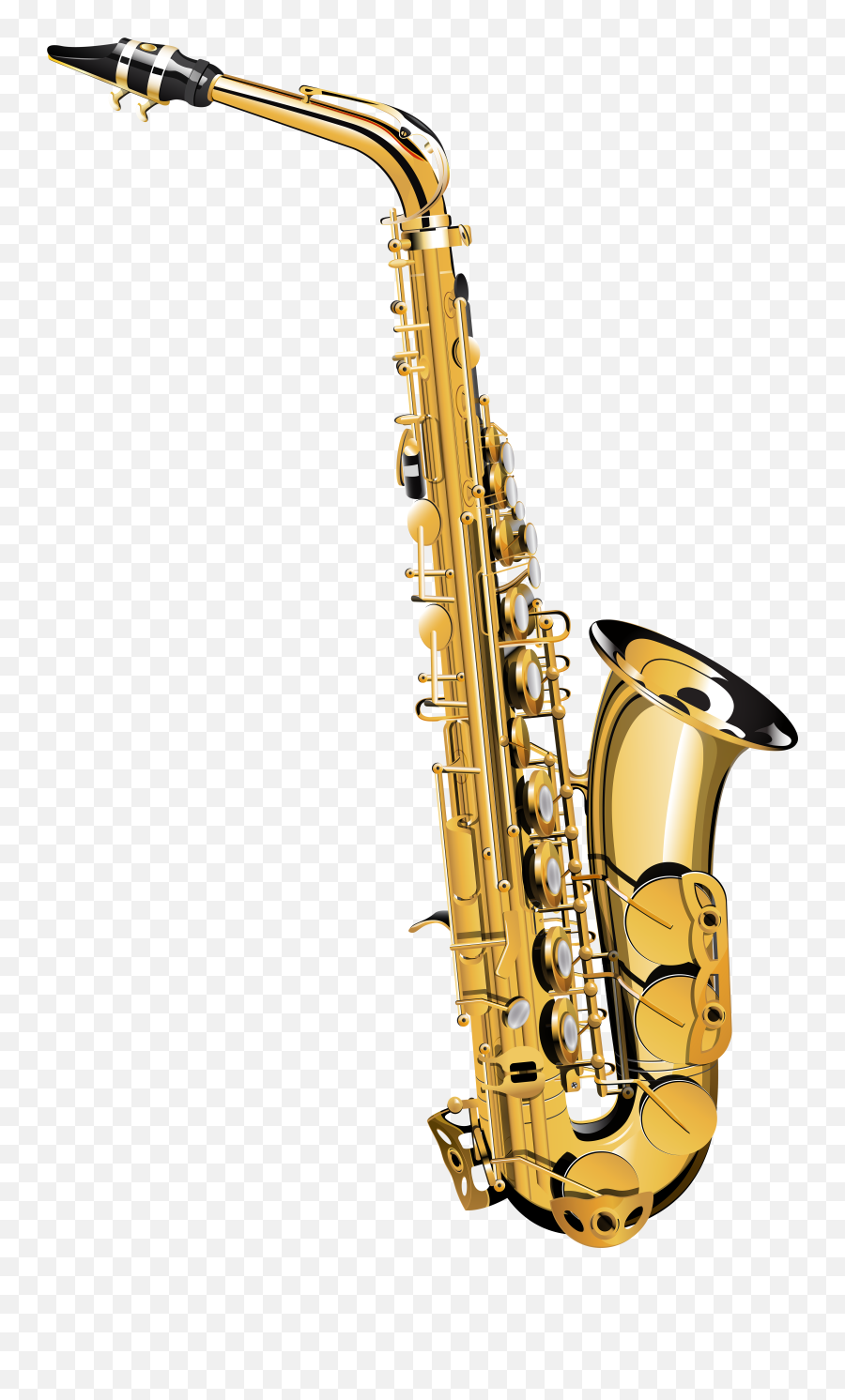 Saxophone Clipart Transparent - Transparent Background Saxophone Clipart Emoji,Sax Emoji