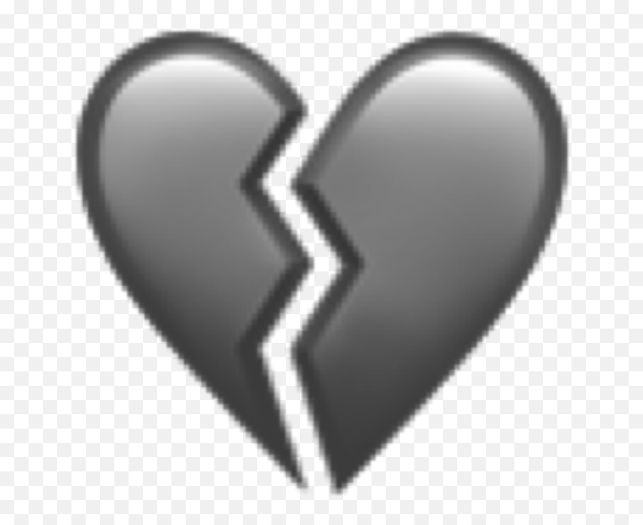 Emoji Gray Heartbroken Heart Broken,Gray Heart Emoji