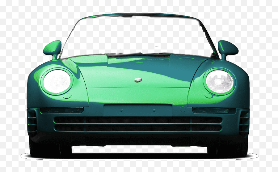 Car Porsche Green - Porsche 959 Emoji,Porsche Emoji