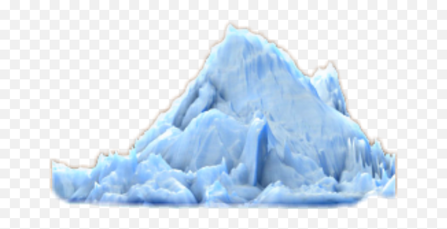 Ice - Iceberg Emoji,Iceberg Emoji