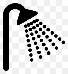 Aiga Shower Sign Inverted Vector - Clipart Png Emoji