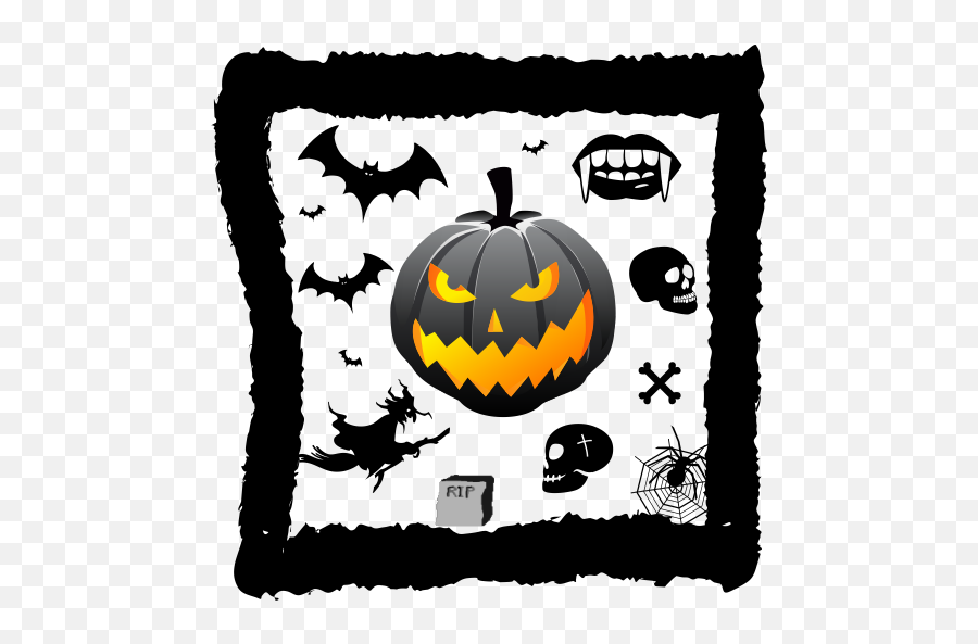 Halloween Frame Live Wallpaper Emoji,Mr Hankey Emoji