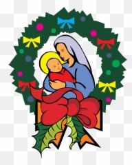 Mary Transparent Download Png Files - Baby Jesus Christmas Clipart Emoji