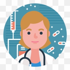 Animation Vector Doctor Transparent - Png Icon Emoji