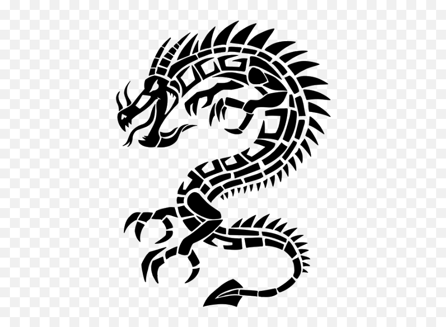 Download Tribal Skull Tattoos Png Image - Dragon Tattoo Tribal Png Emoji,Bride Knife Skull Emoji