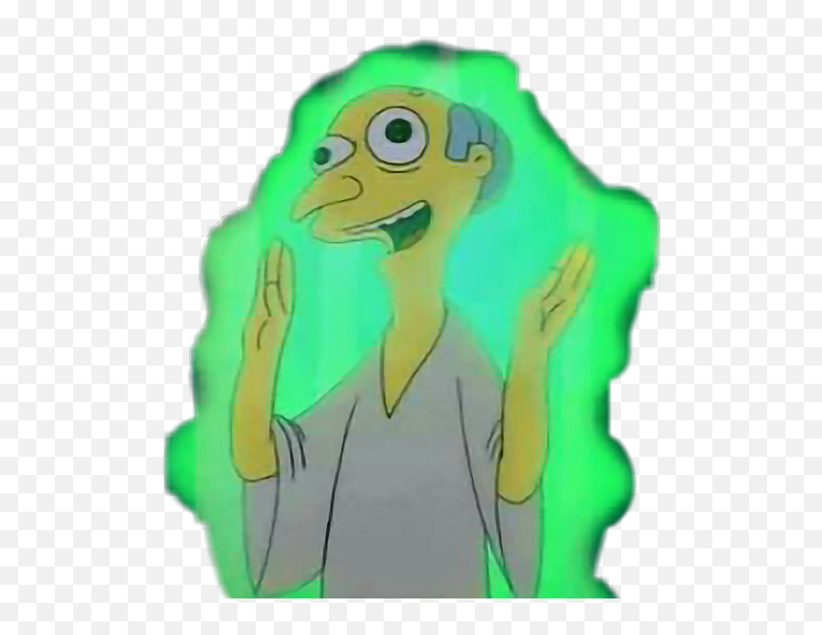 Simpsons Mrburns Alien Emoji,Mr Burns Emoji