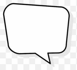 Empty Speech Bubble - Vector Png Emoji