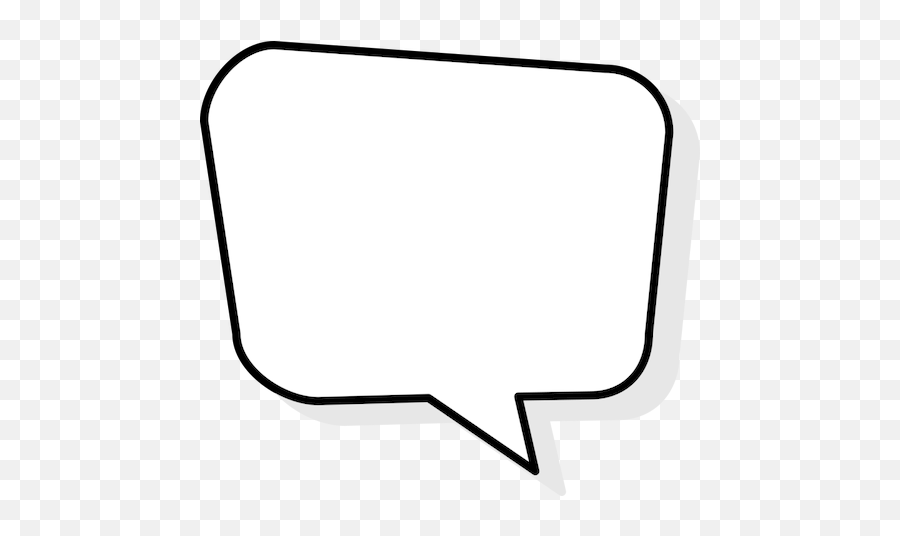 Empty Speech Bubble - Vector Speech Bubble Png Emoji,Thought Balloon Emoji