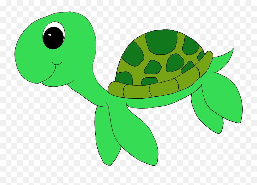 Sea Turtle Clipart - Clipart Of Sea Turtle Emoji,Turtle Emoji