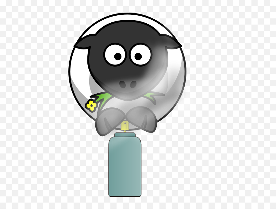Spray Can Sheep - Cartoon Sheep Emoji,Horse And Airplane Emoji