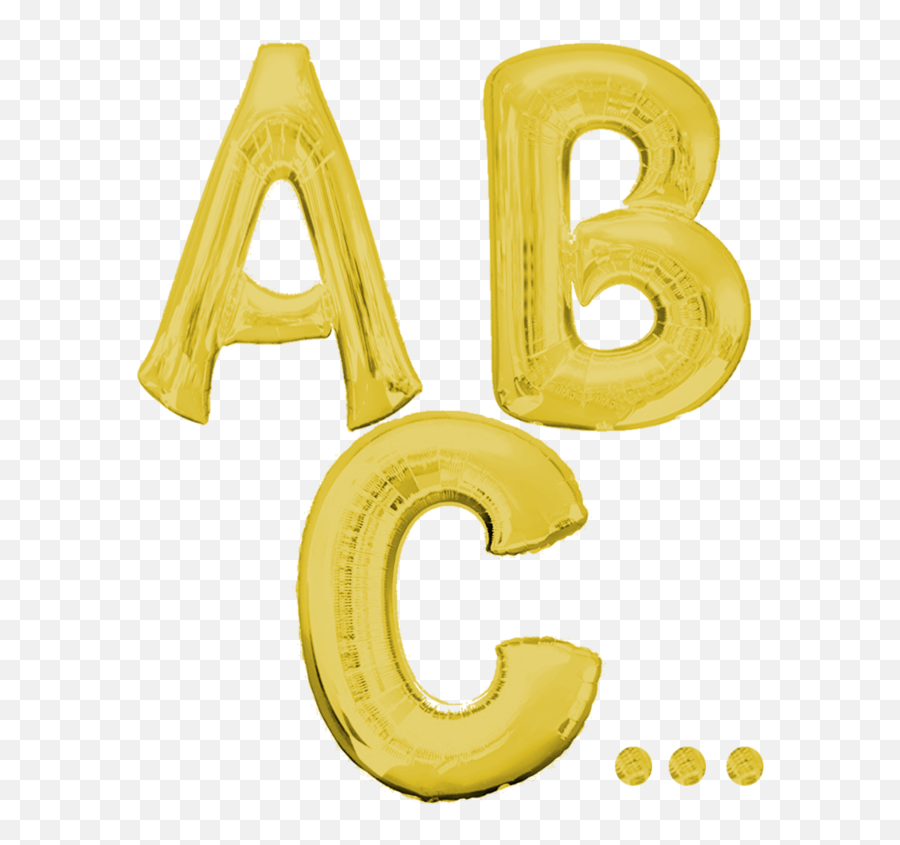 Download 80 Cm Gold Letter Balloon - Number Emoji,Rose Gold Emoji