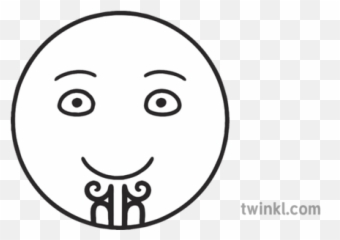 Smiley Face Scale 01 Emotions Happy Maori Moko Tattoo Ks1 - Mori Smily Face Emoji,Tattoo Emoji