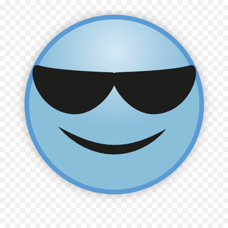 Cute Sky Blue Emoji Png Free Download Png Mart - Smiley,Blue Emoji