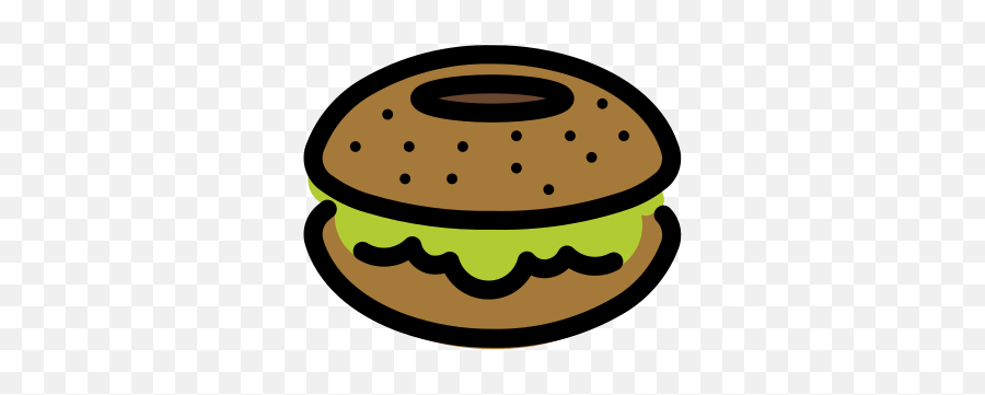 Bagel - Fast Food Emoji,Sandwich Emoji