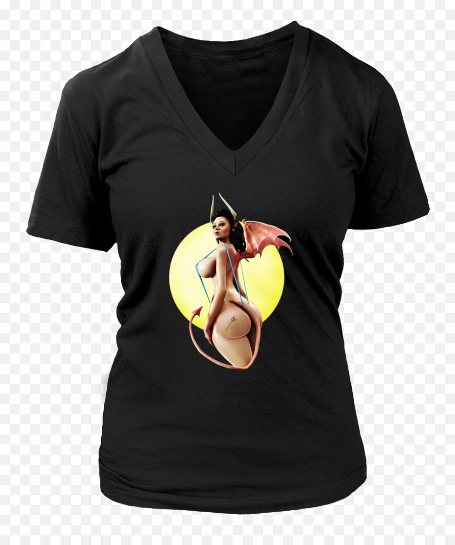Succubus Pinup 3 T - Shirt Shirts T Shirts For Women T Shirt Emoji,Nude Emoji