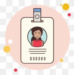 Id Curly Hair Girl Icon - Illustration Emoji