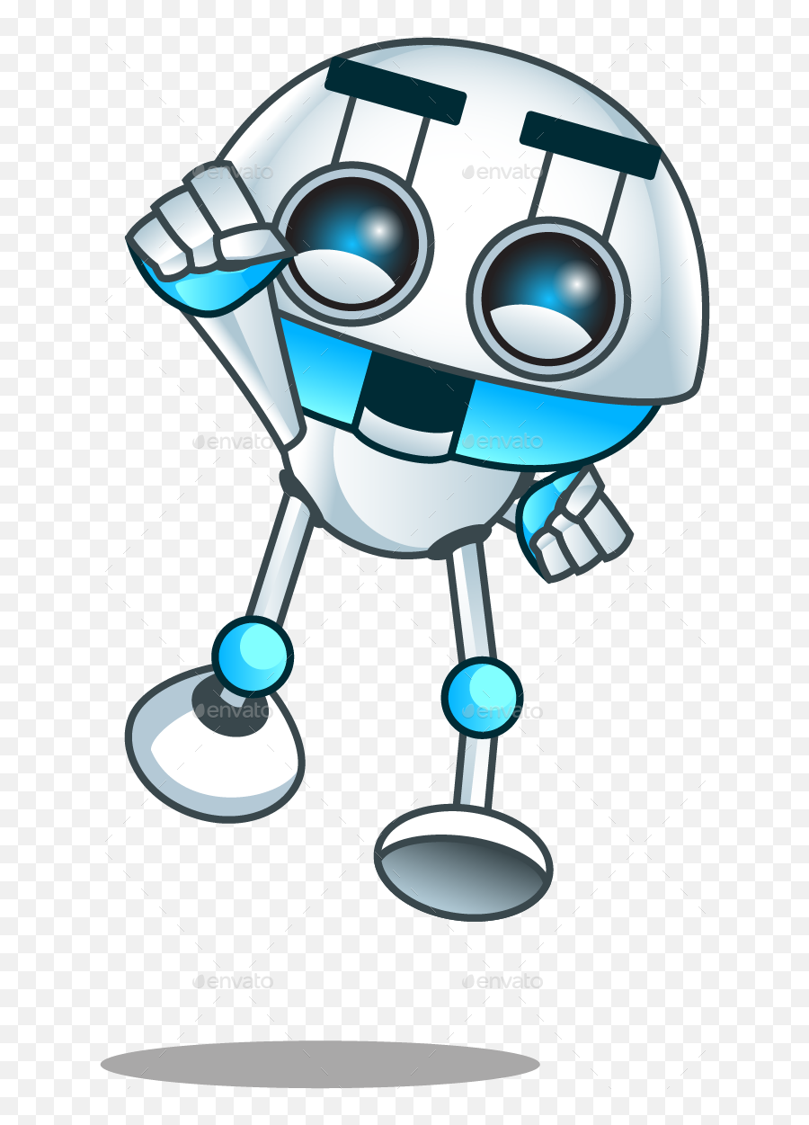 Robot Mascot - Clip Art Emoji,Robot Emoticons