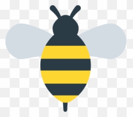 Bee Emoji Transparent Png Clipart Free Download - Emoji Abeille,Moth Emoji