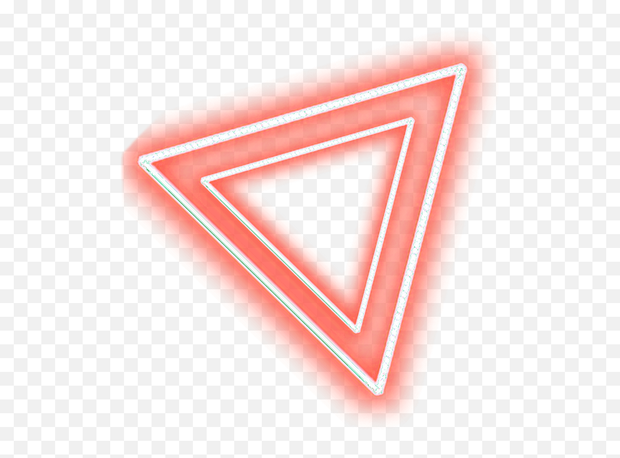 Redtriangle Triangle Czerwony - Neon King Png Emoji,Red Triangle Emoji