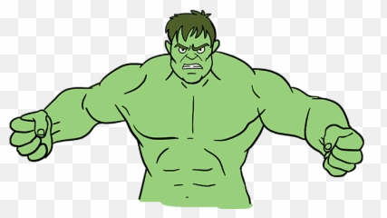 How To Draw The Hulk - Cartoon Emoji,Hulk Emoji