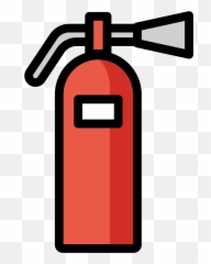 Fire Extinguisher Emoji Clipart - Dibujo De Un Extintor