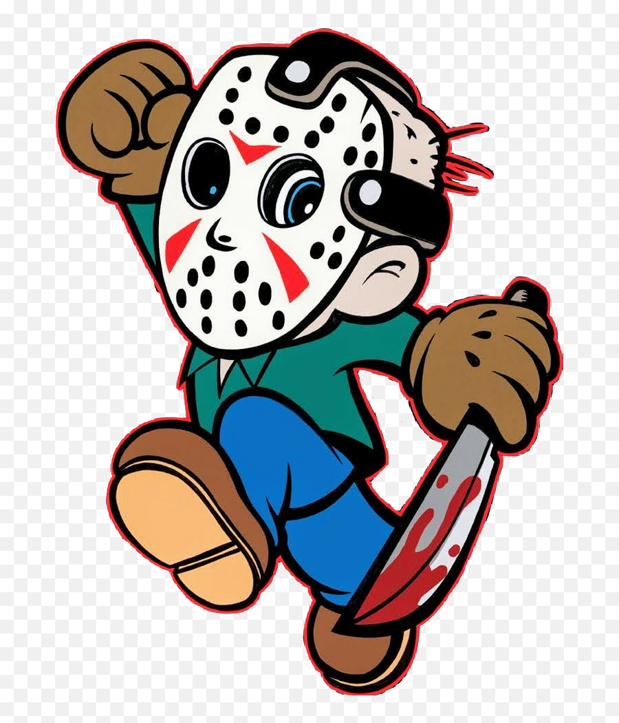 Jasonvoorhees Sticker - Jason Voorhees Mario Emoji,Jason Voorhees Emoji