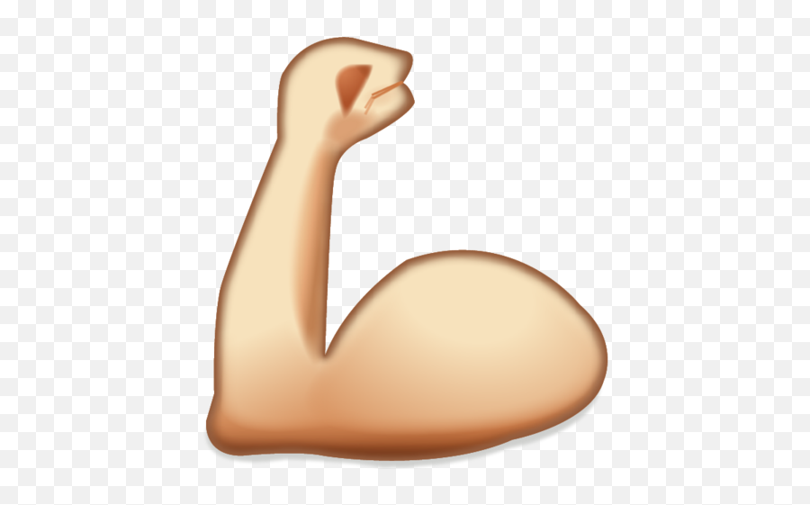 Flexing Muscles Emoji - Muscle Emoji Png,Arm Emoji