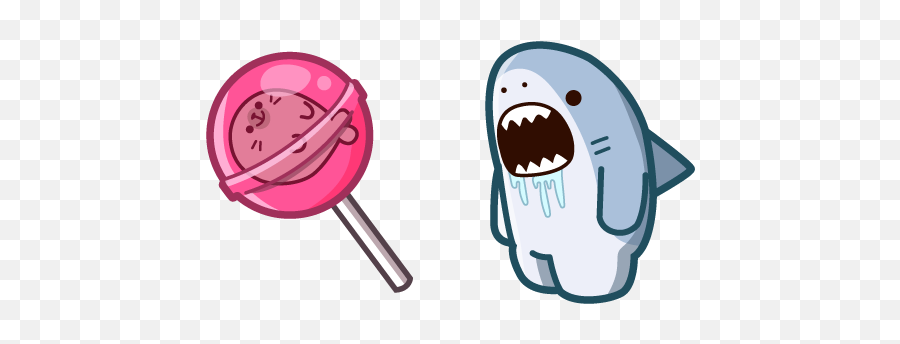 Top Downloaded Cursors - Custom Cursor Cute Shark Cursor Emoji,Bared Teeth Emoji
